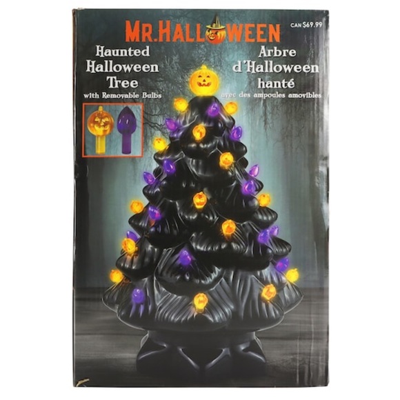 VINTAGE NIB Mr Halloween Festive Ceramic Tree - Picture 2 of 3